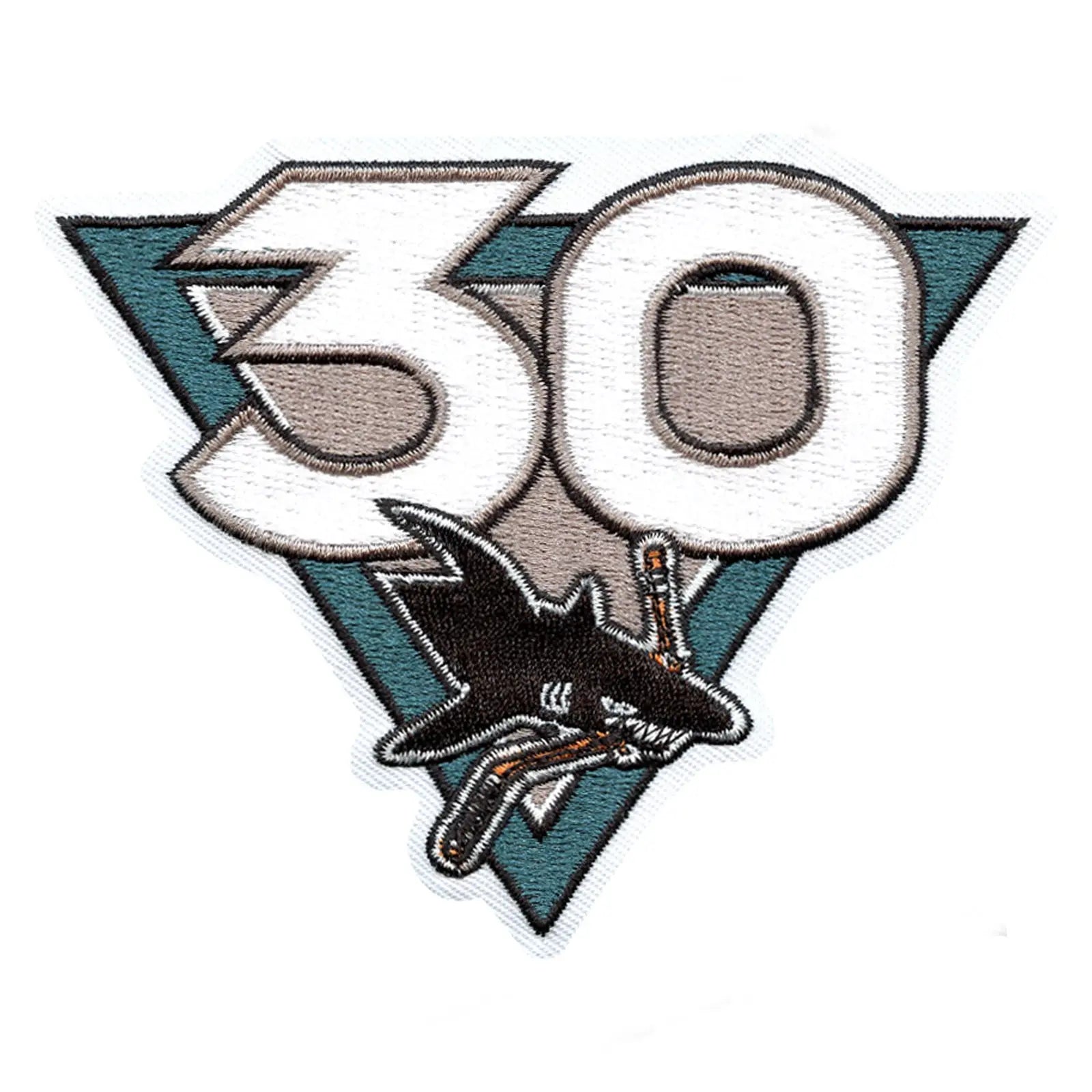 2021 San Jose Sharks Team 30th Anniversary Season Logo Jersey Patch