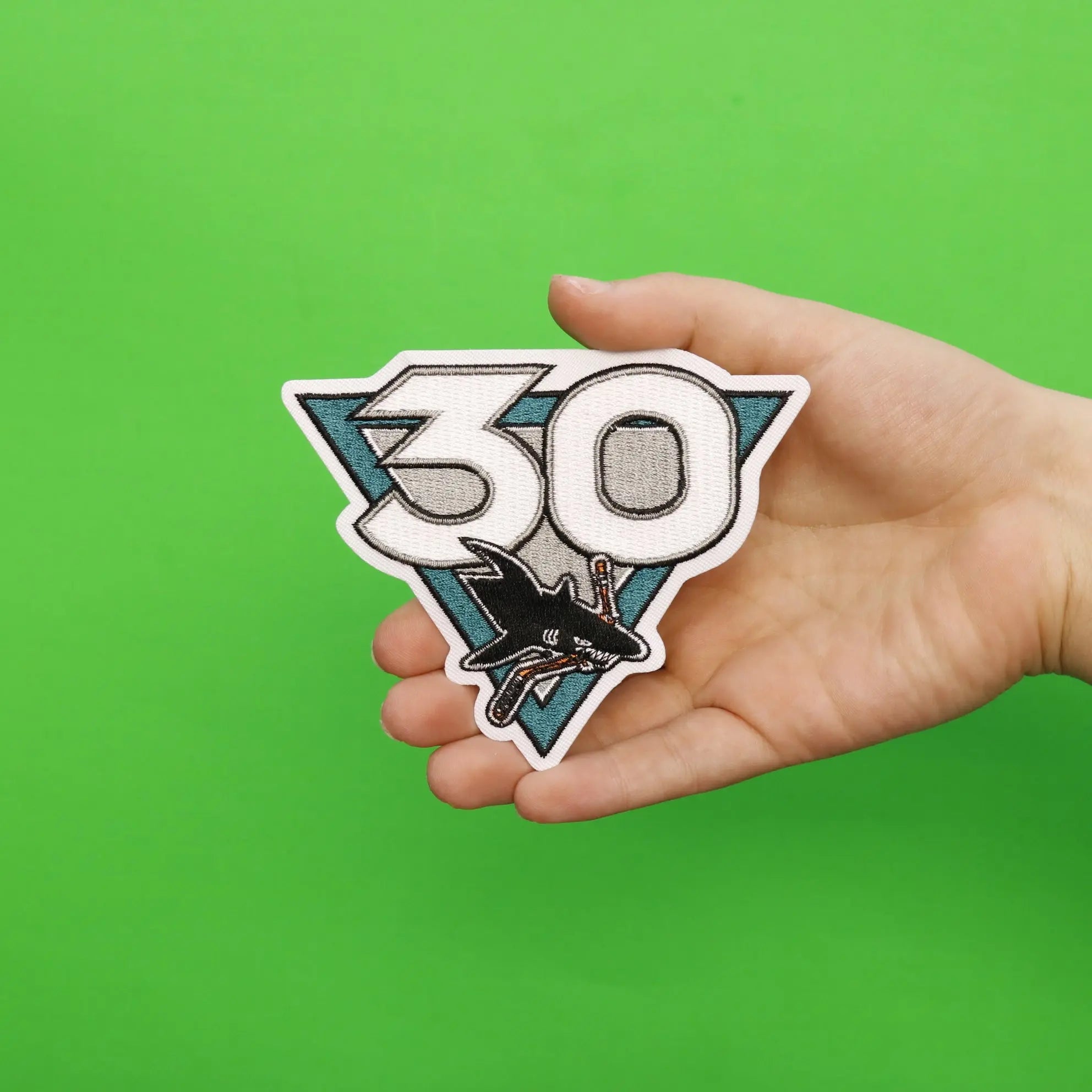 2021 San Jose Sharks Team 30th Anniversary Season Logo Jersey Patch