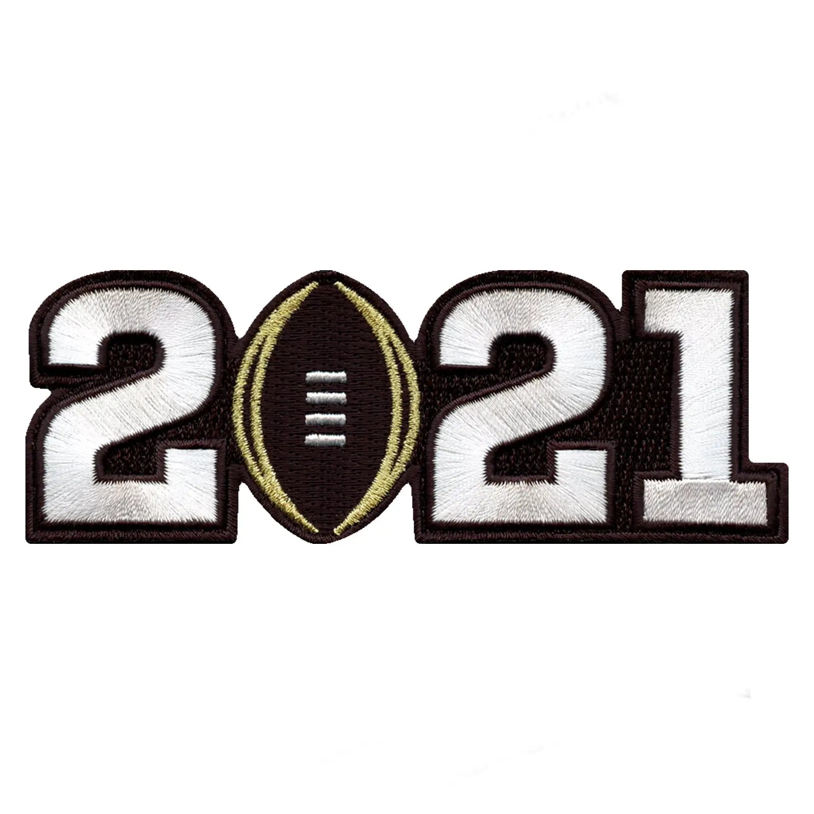 2021 College National Championship Game Jersey Patch Ohio State Alabama