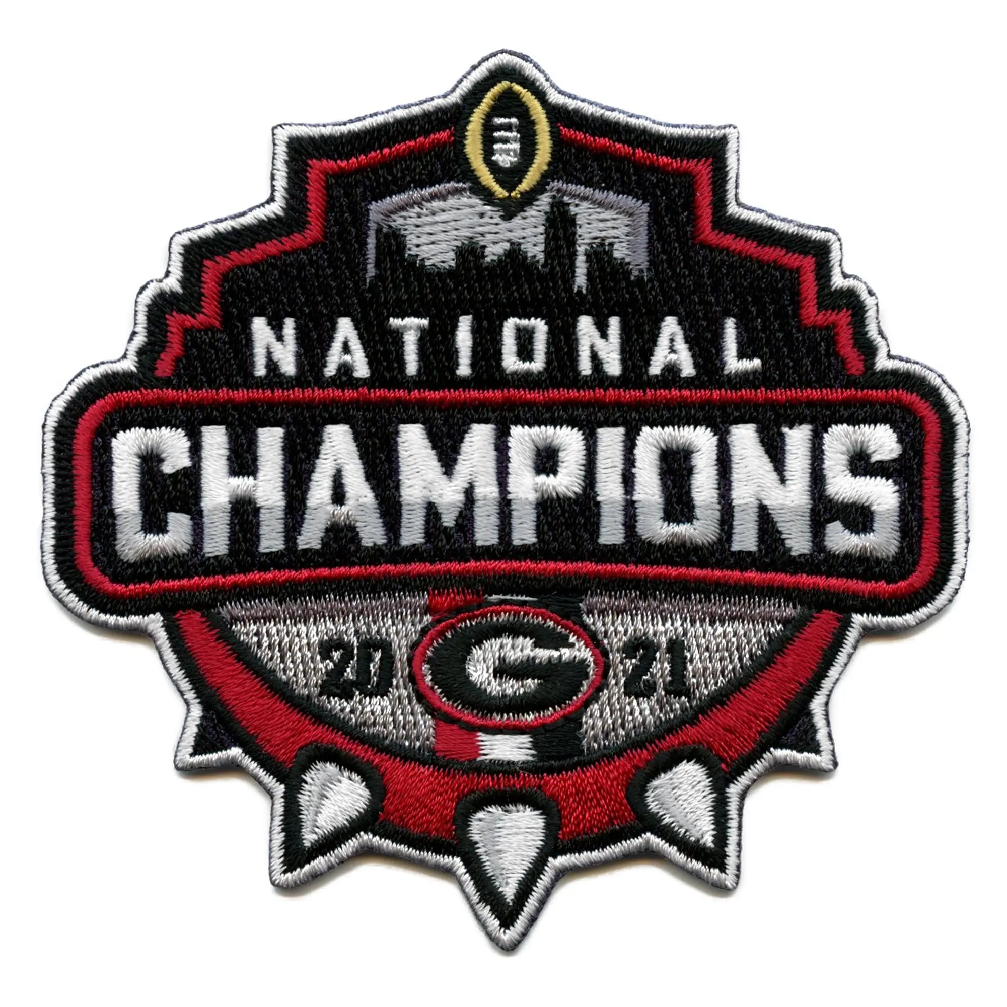 2021 College National Champions Georgia Bulldogs Football Patch