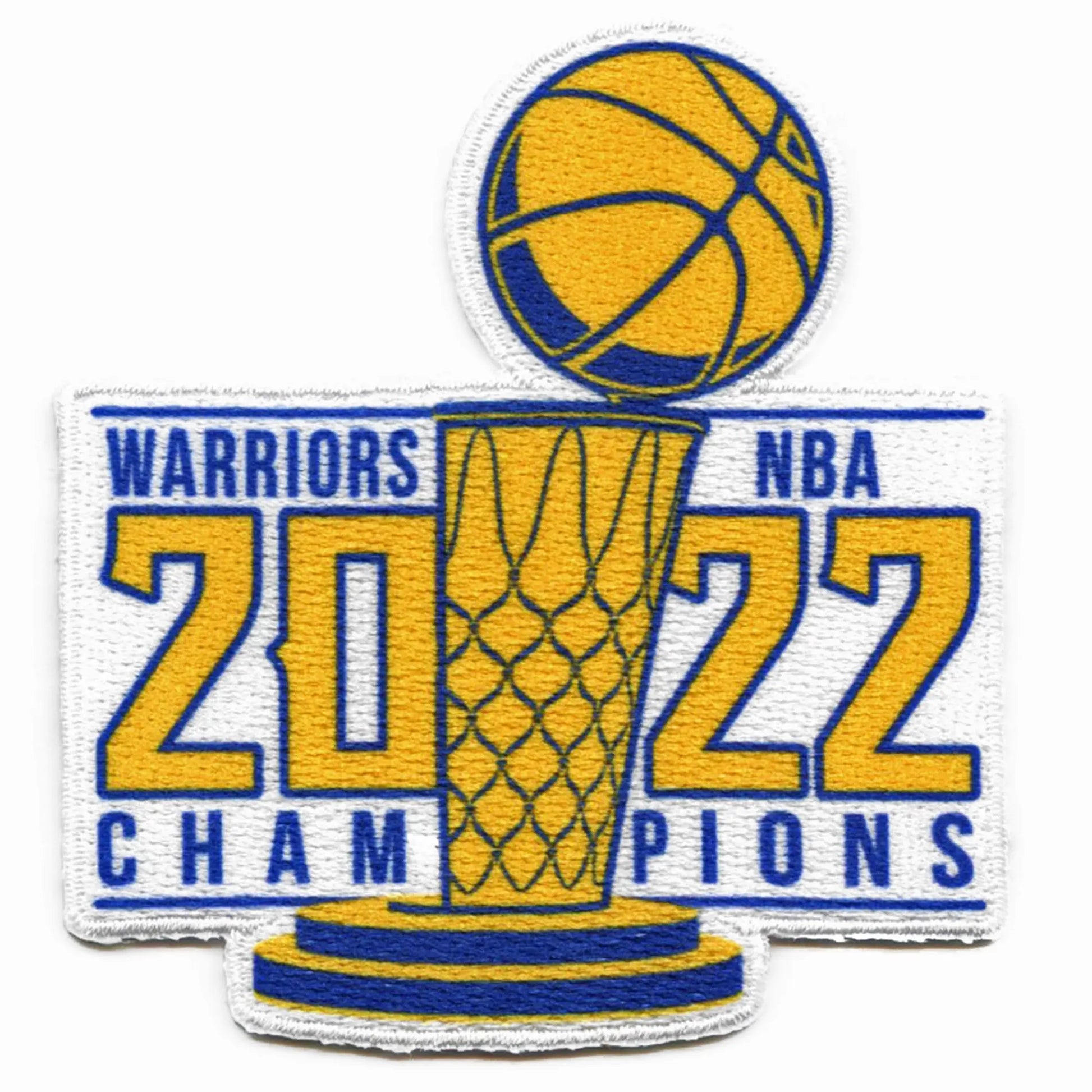 2022 NBA Finals Champions Golden State Warriors Bold Trophy Patch