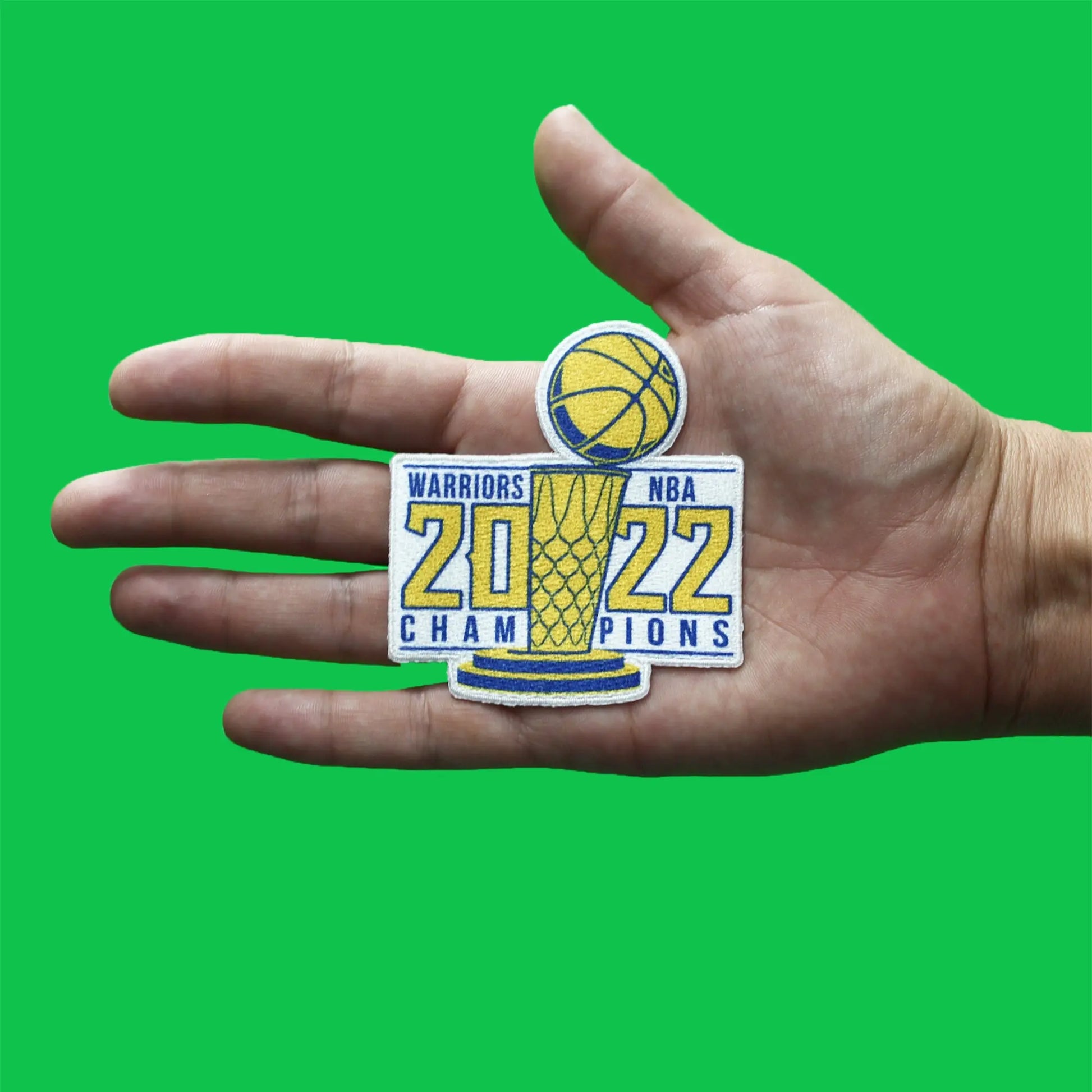 2022 NBA Finals Champions Golden State Warriors Bold Trophy Patch