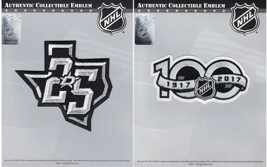 Dallas Stars 25th & NHL 100th Centennial Season Anniversary Jersey Patch