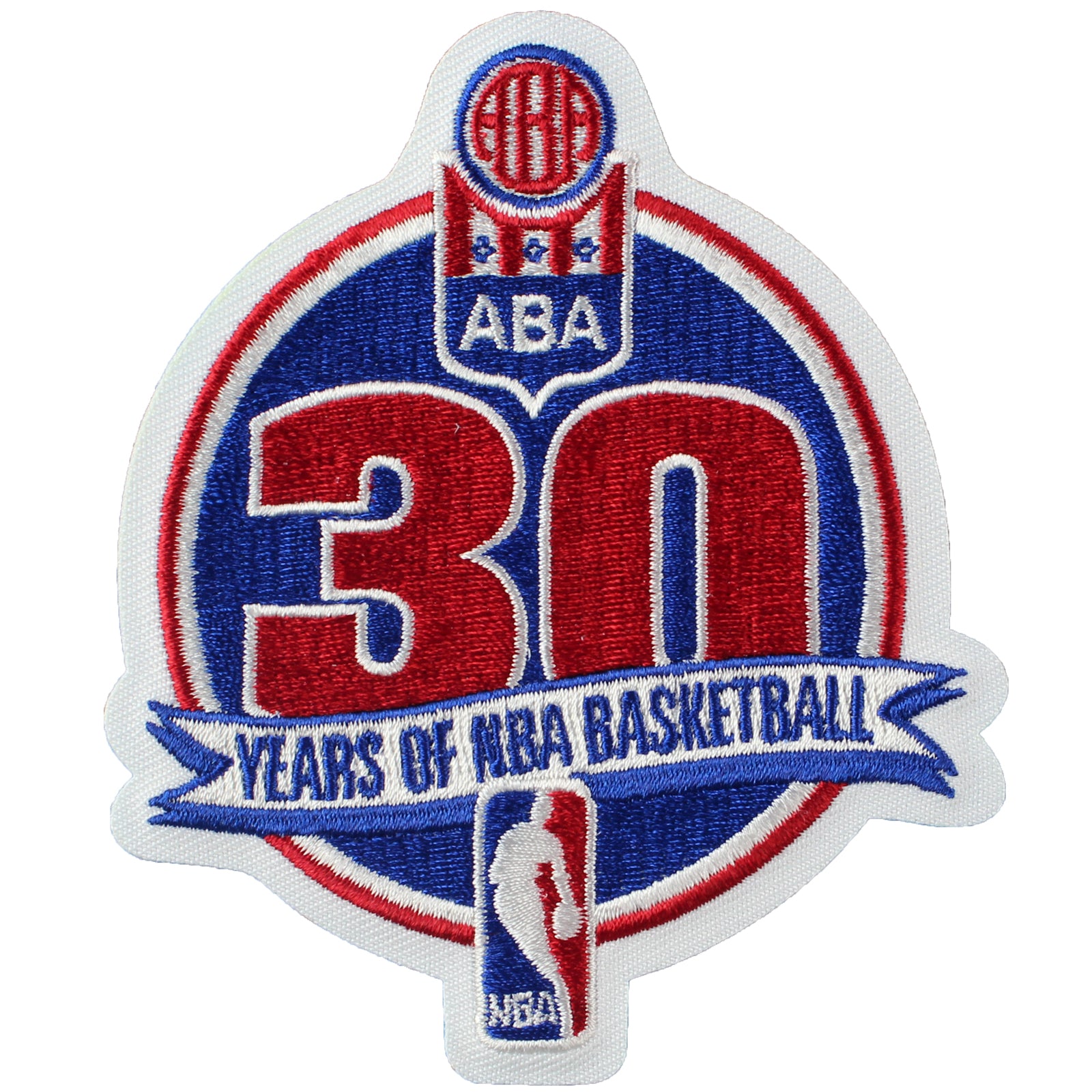 National Basketball Association NBA ABA 30th Anniversary Logo Patch (2005-06)
