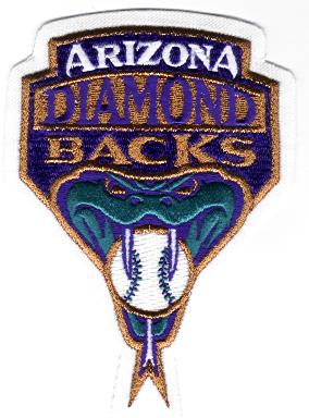 Arizona Diamondbacks Old Alternate Logo Sleeve Jersey Patch (1999-2006)