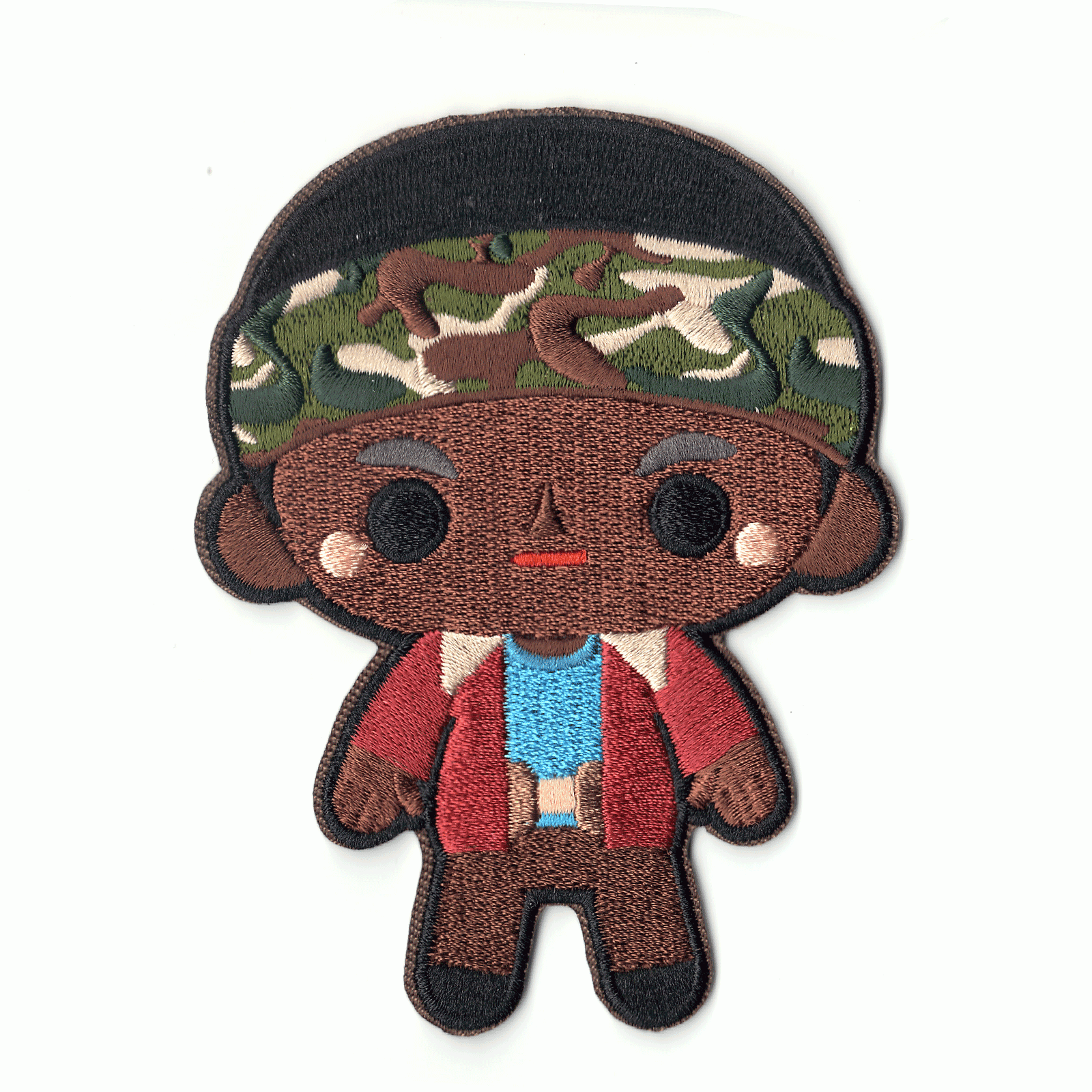 Stranger Things Lucas Body Shot Logo Iron On Patch