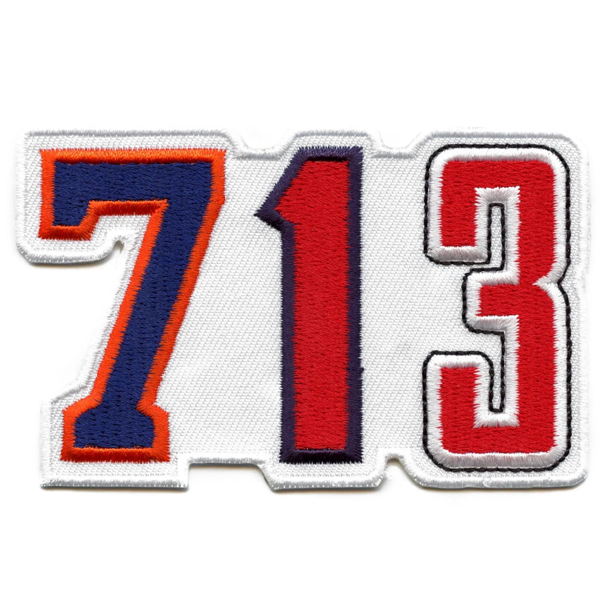 713 Houston Patch Sports Parody Embroidered Iron On