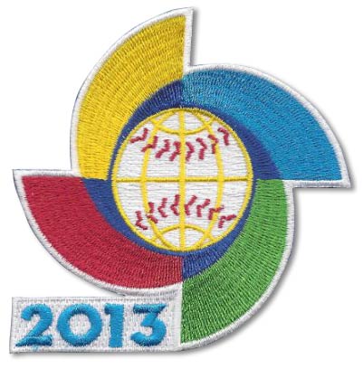 2013 WBC World Baseball Classic Spinner Logo Jersey Patch