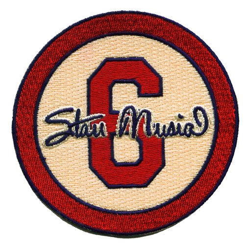 Stan 'The Man' Musial #6 St Louis Cardinals Memorial Cream Sleeve Patch (2013)
