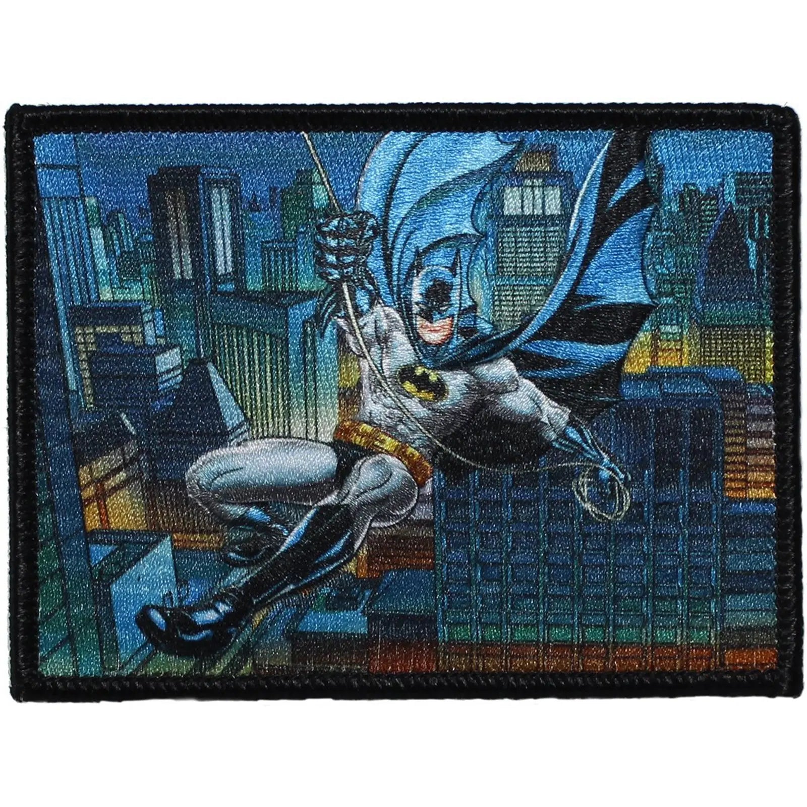 Batman Swinging Iron On Patch