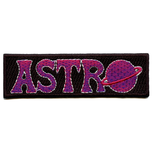 Astro Planet Logo Embroidered Iron On Patch