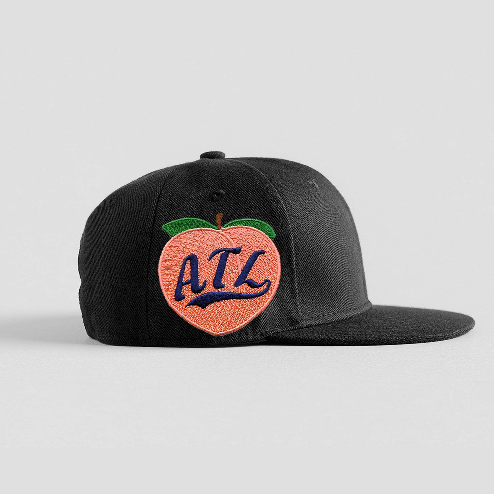 ATL Peach Patch Atlanta Embroidered Iron on