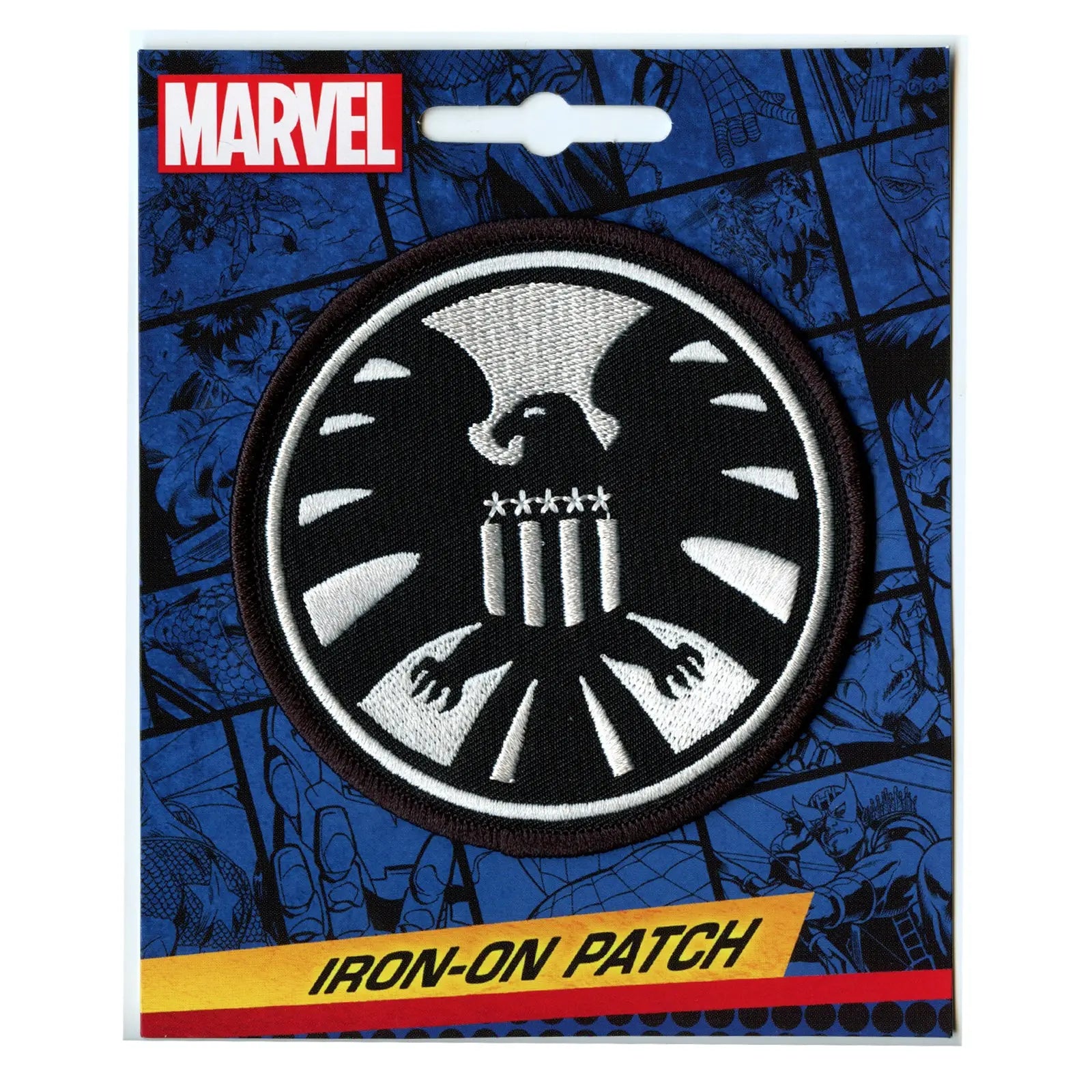 Marvel Comics Agents Of Shield Round Embroidered Iron On Patch