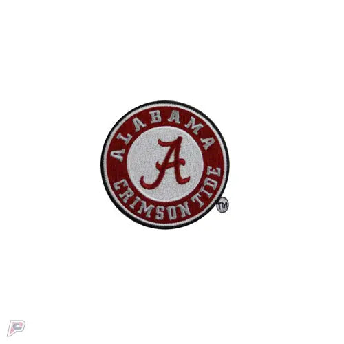 Alabama Crimson Tide Round Logo Iron On Embroidered Patch