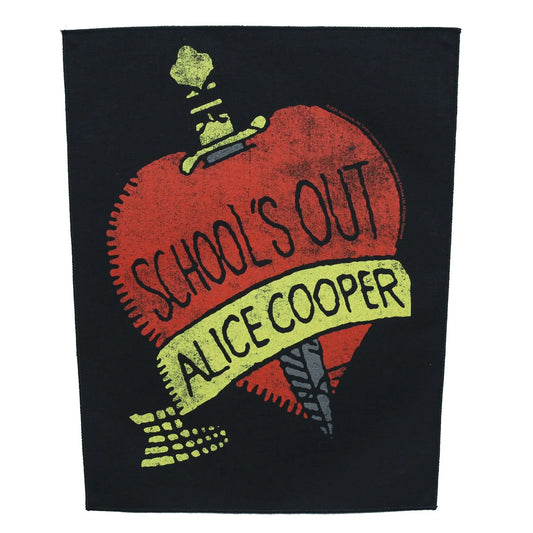 Alice Cooper School's Out Woven Sew On Back Patch