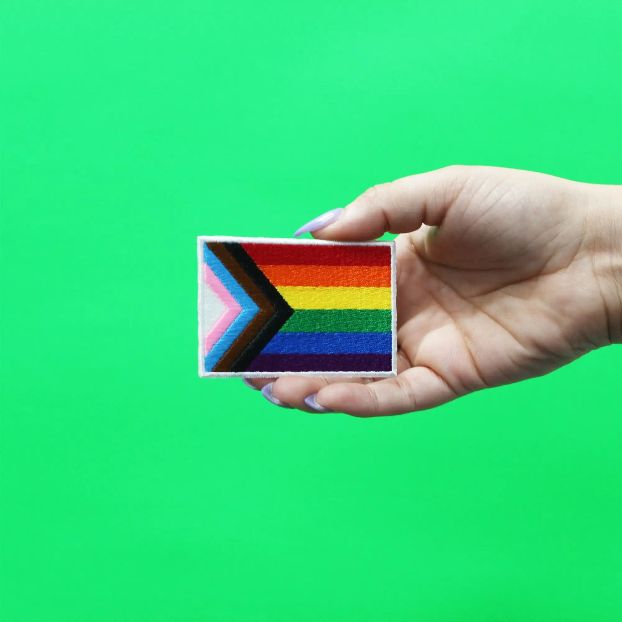 All Inclusive Pride Flag Patch LGBTQ+ Community Embroidered Iron On