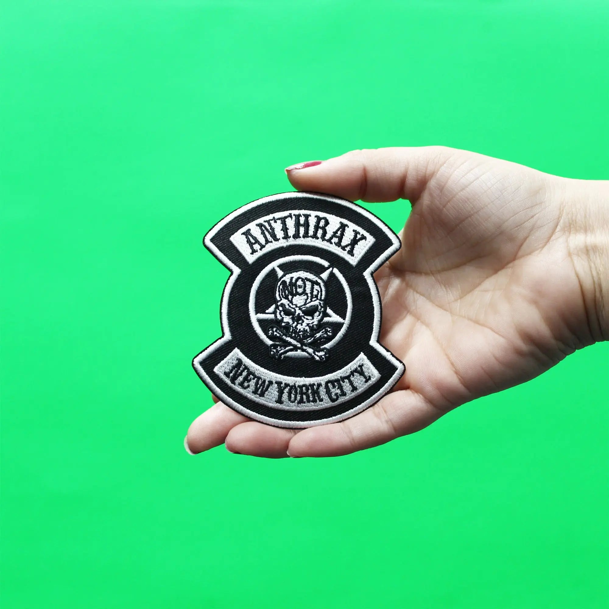 Anthrax Patch NYC Logo Embroidered Iron On
