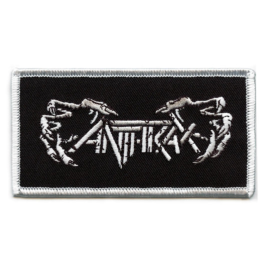 Anthrax Patch Death Hands Logo Embroidered Iron On