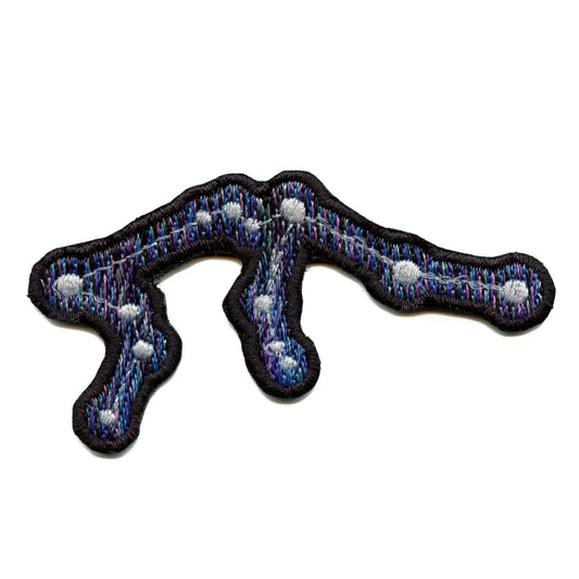 Aquarius Zodiac Constellation Patch Water Bearer Horoscope Embroidered Iron On