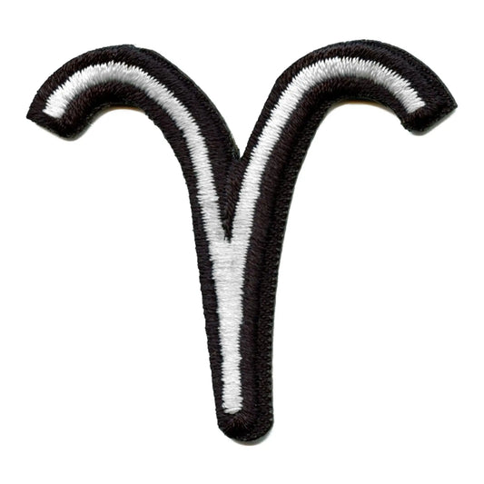 Aries Astrological Zodiac Symbol Patch Horoscope Ram Sign Embroidered Iron On