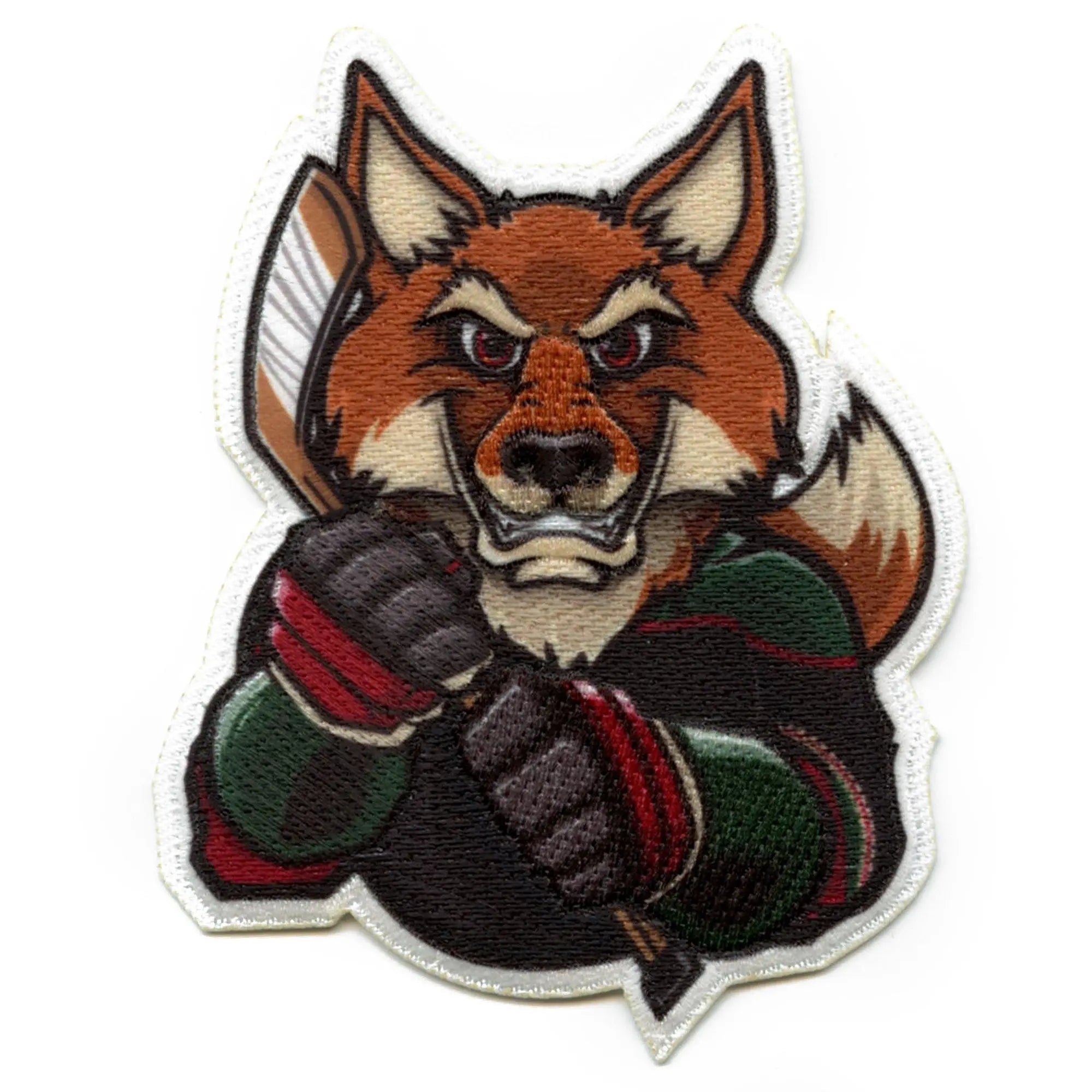 Arizona Coyote FotoPatch Mascot Hockey Parody Embroidered Iron On