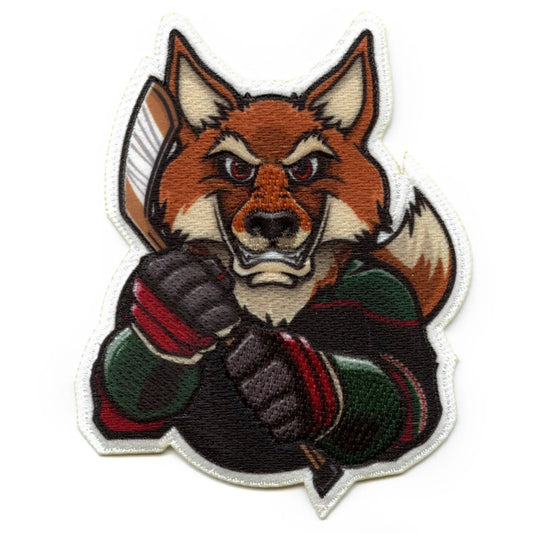 Arizona Coyote FotoPatch Mascot Hockey Parody Embroidered Iron On
