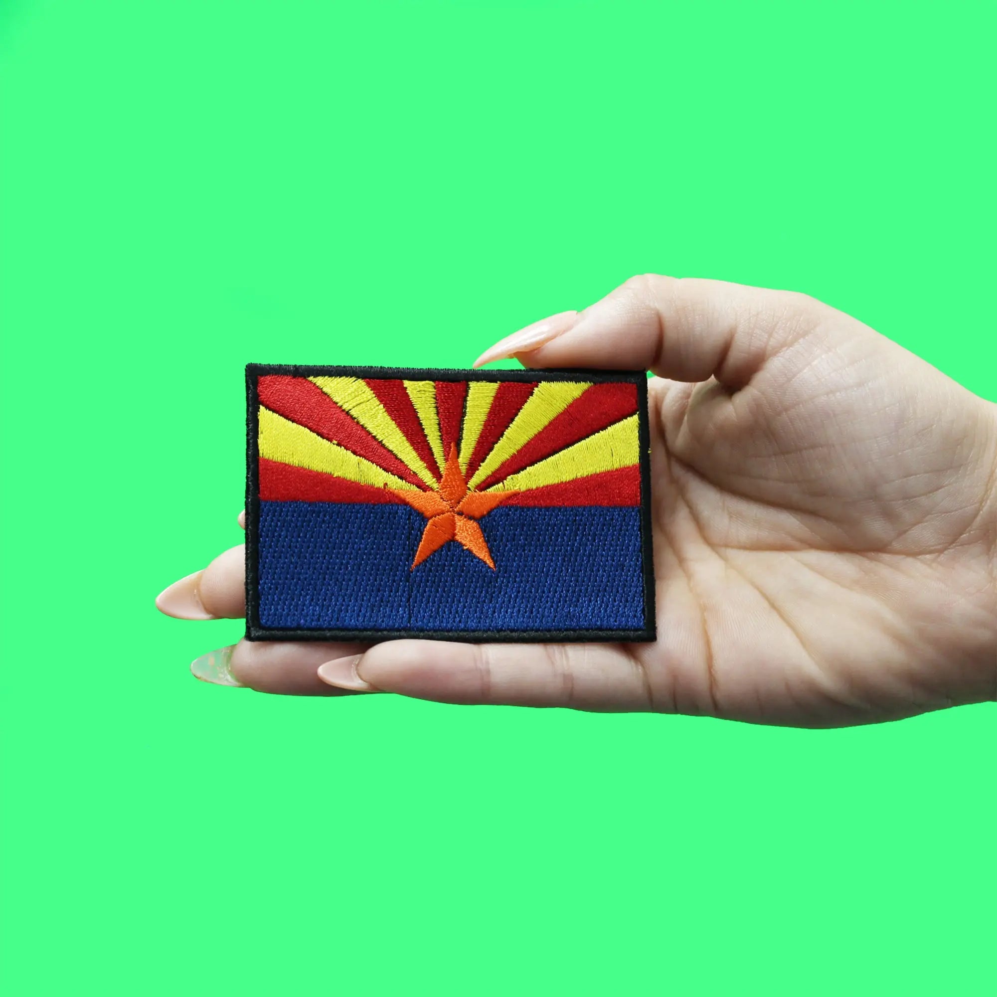 Arizona State Flag Embroidered Iron On Patch