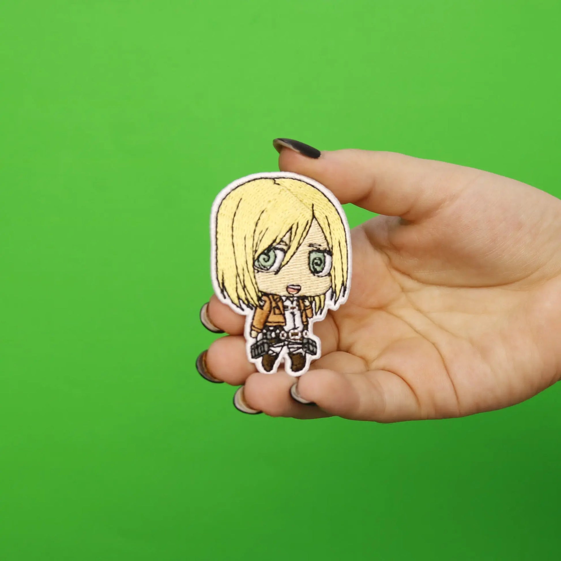 Attack On Titan Anime Christa Embroidered Iron On Patch