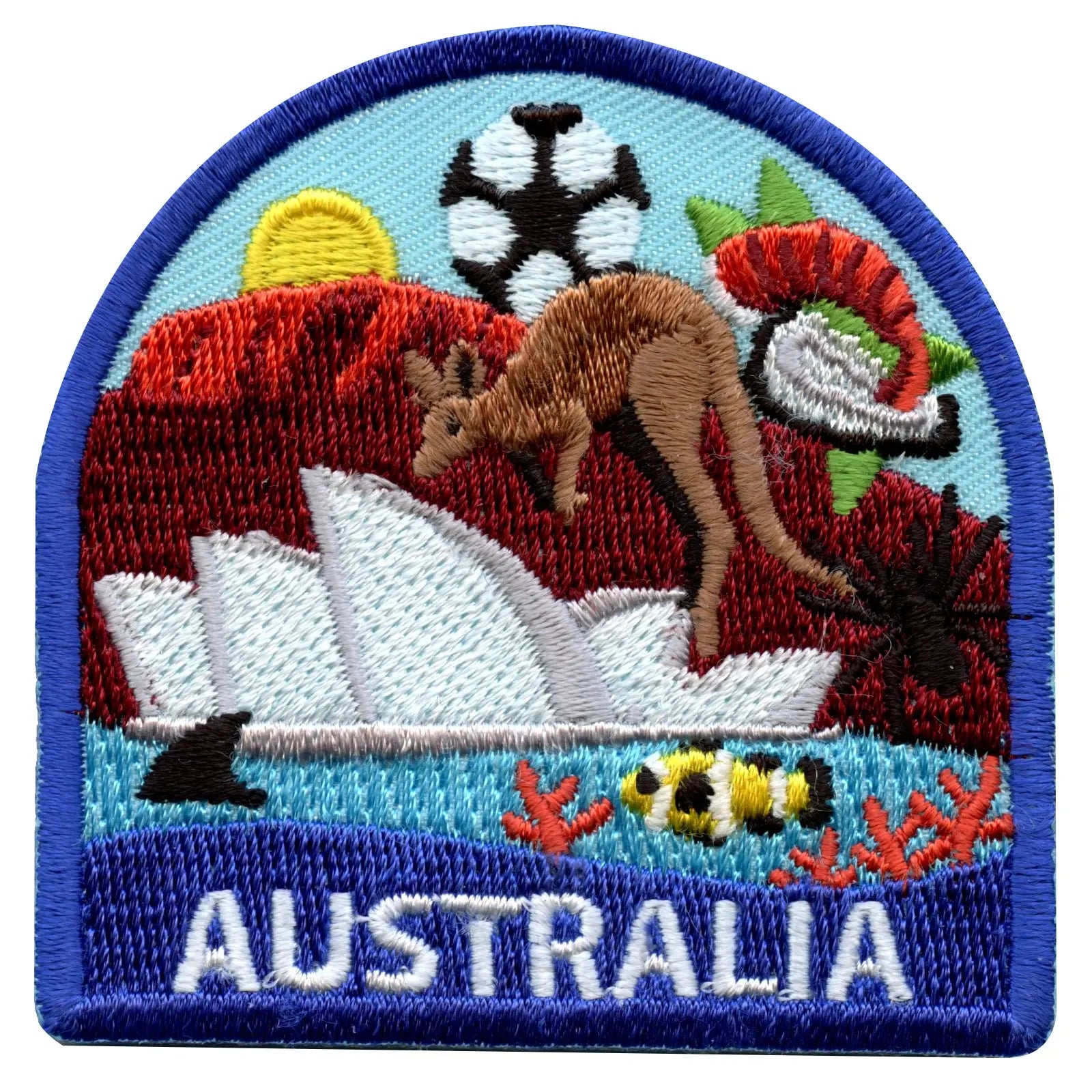 Australia Travel Embroidered Iron On Patch