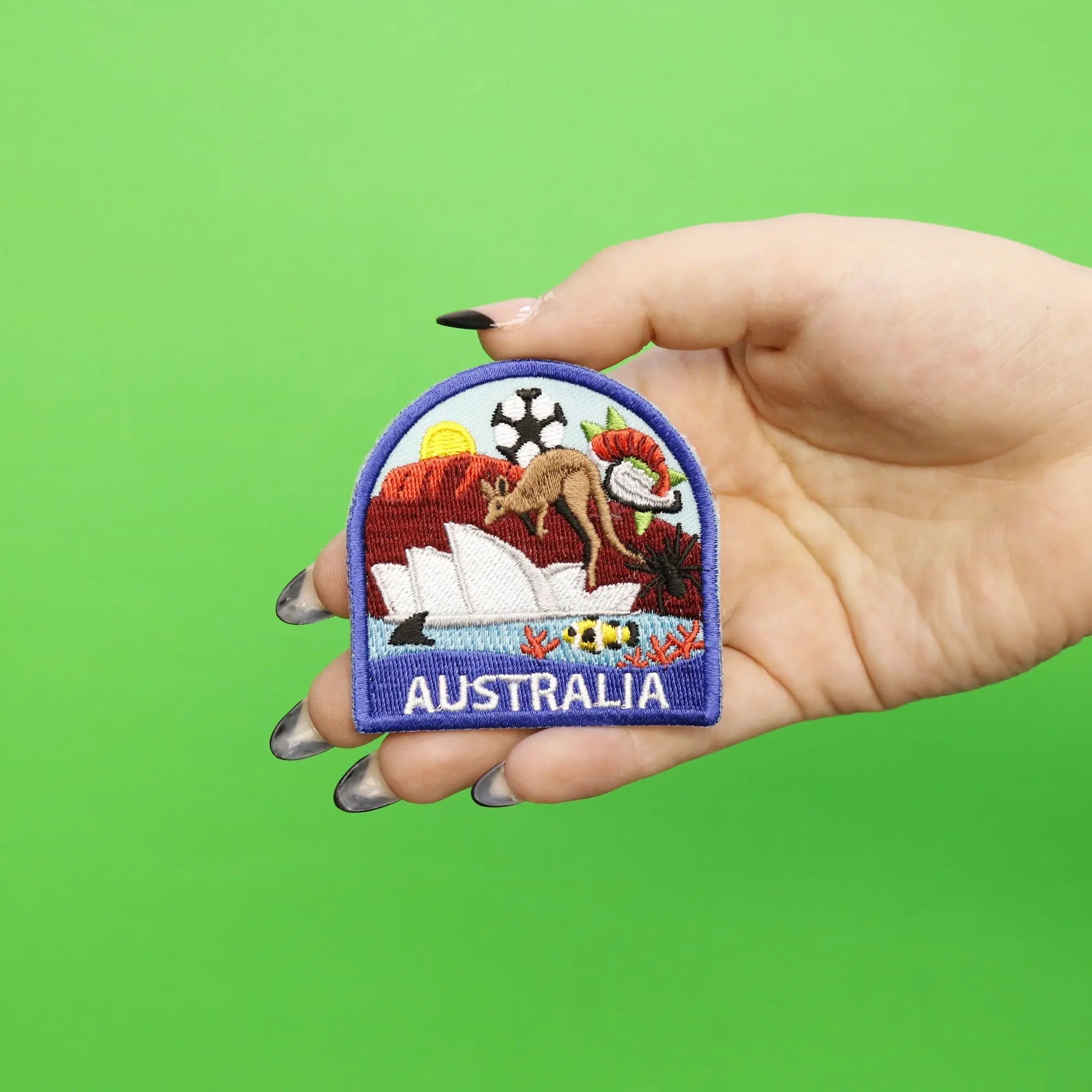Australia Travel Embroidered Iron On Patch