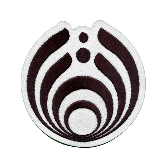 EDM Bass Head Dubstep Logo Embroidered Iron On Patch