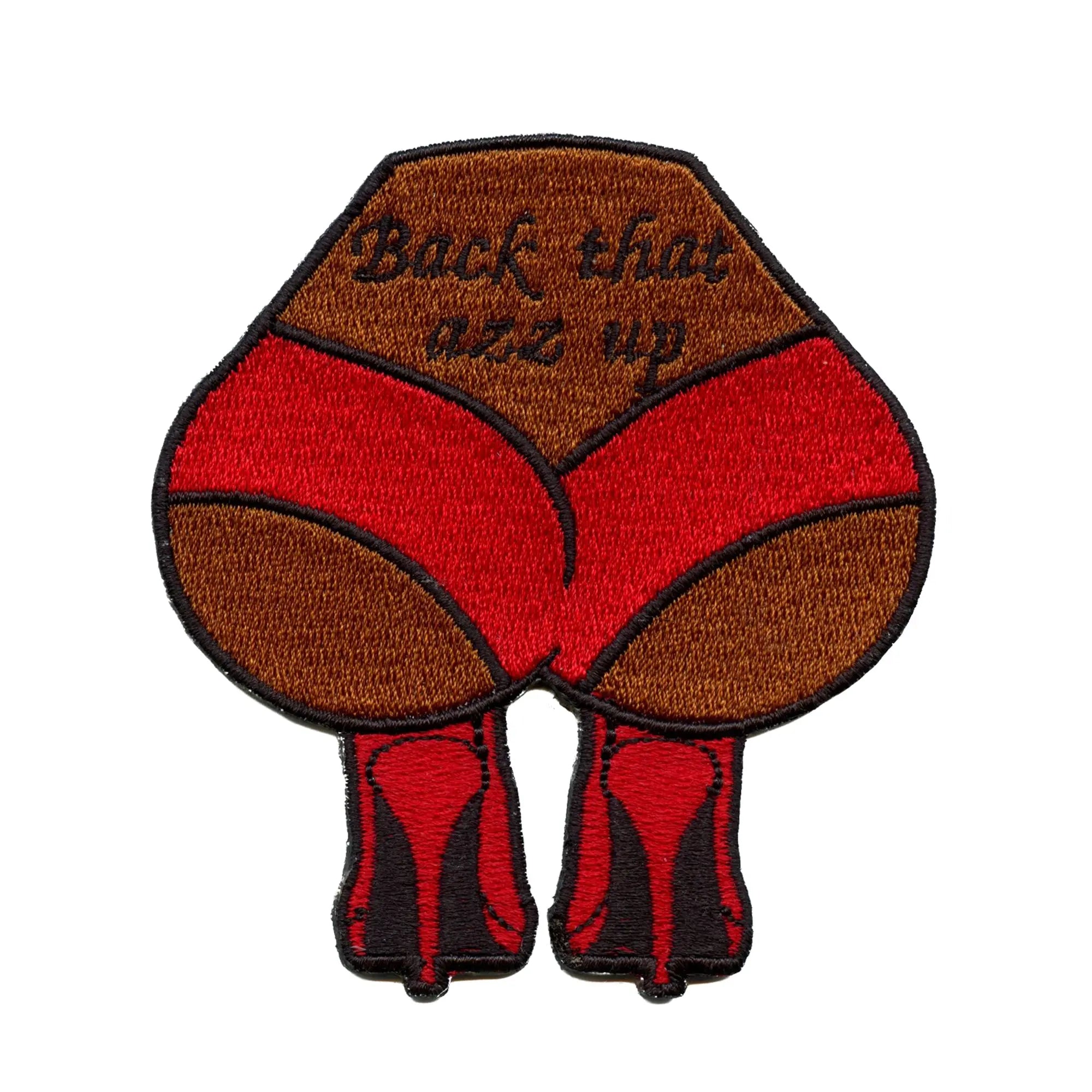 Back That Azz Up Patch Stripper 90s Rap Lyrics Embroidered Iron On