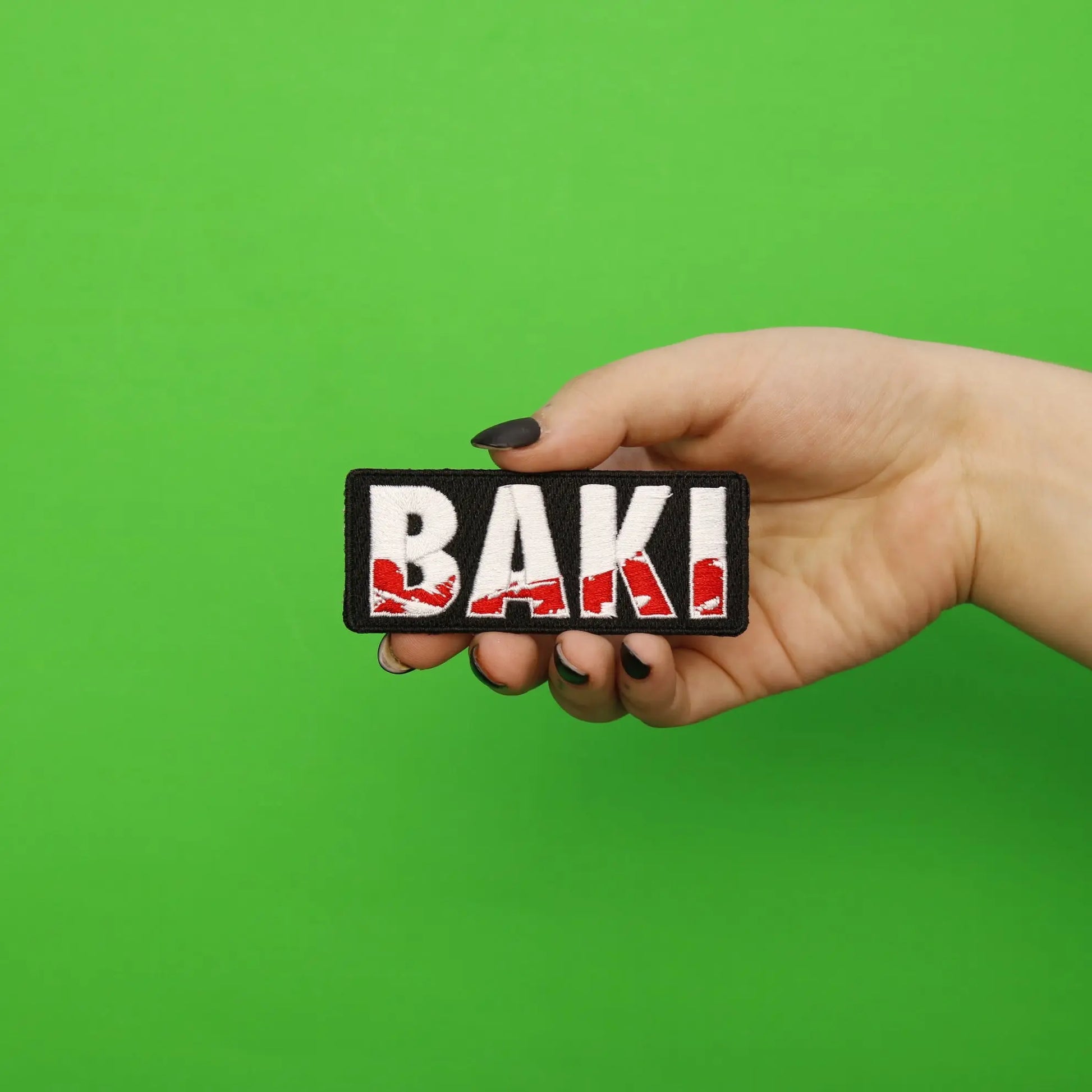 Baki Anime Logo Box Embroidered Iron On Patch
