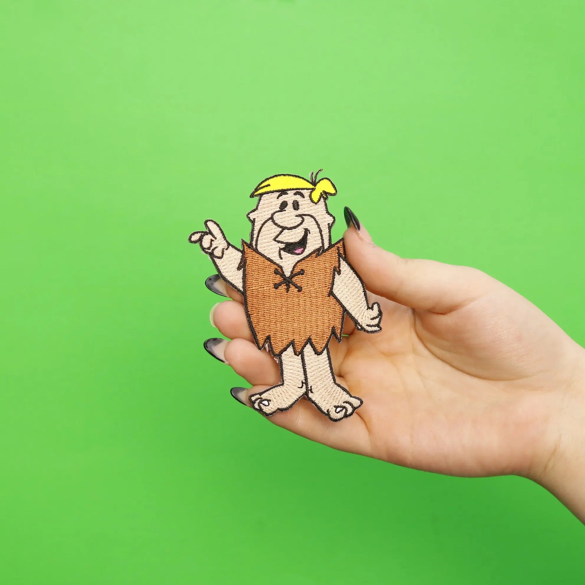 Officially Licensed The Flintstones Barney Rubble Embroidered Iron On Patch