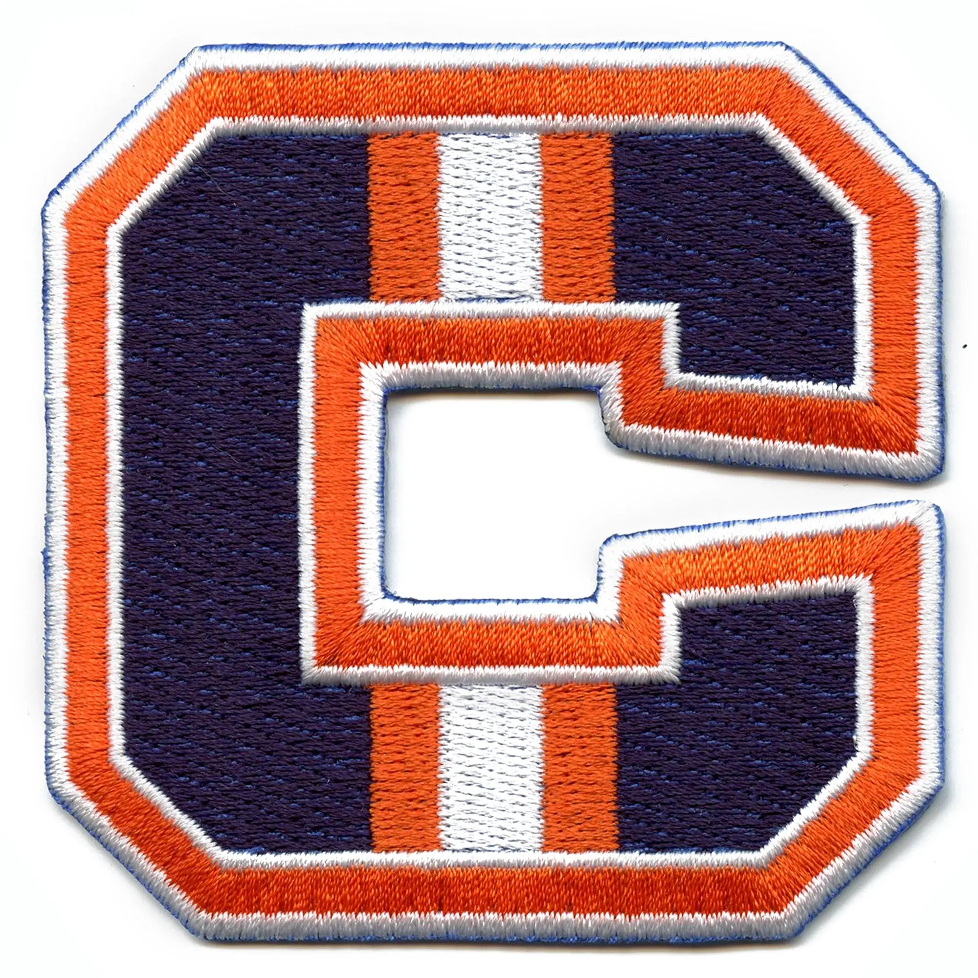 City Of Chicago "C" Logo Football Jersey Parody Embroidered Iron On Patch