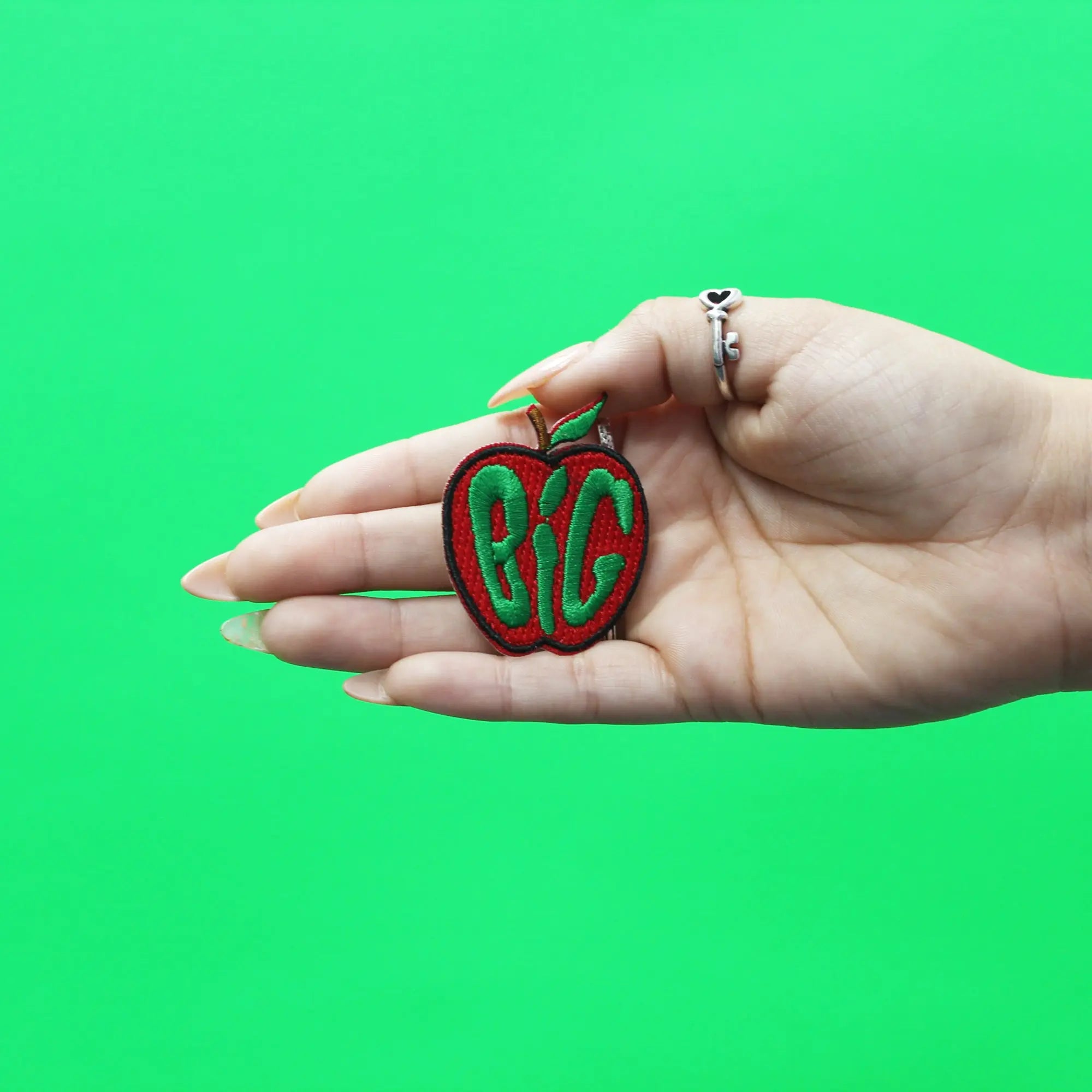 Big Apple Hat Patch New York City Embroidered Iron On