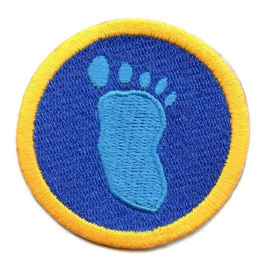 Big Foot Hunting Wilderness Scout Merit Badge Iron on Patch
