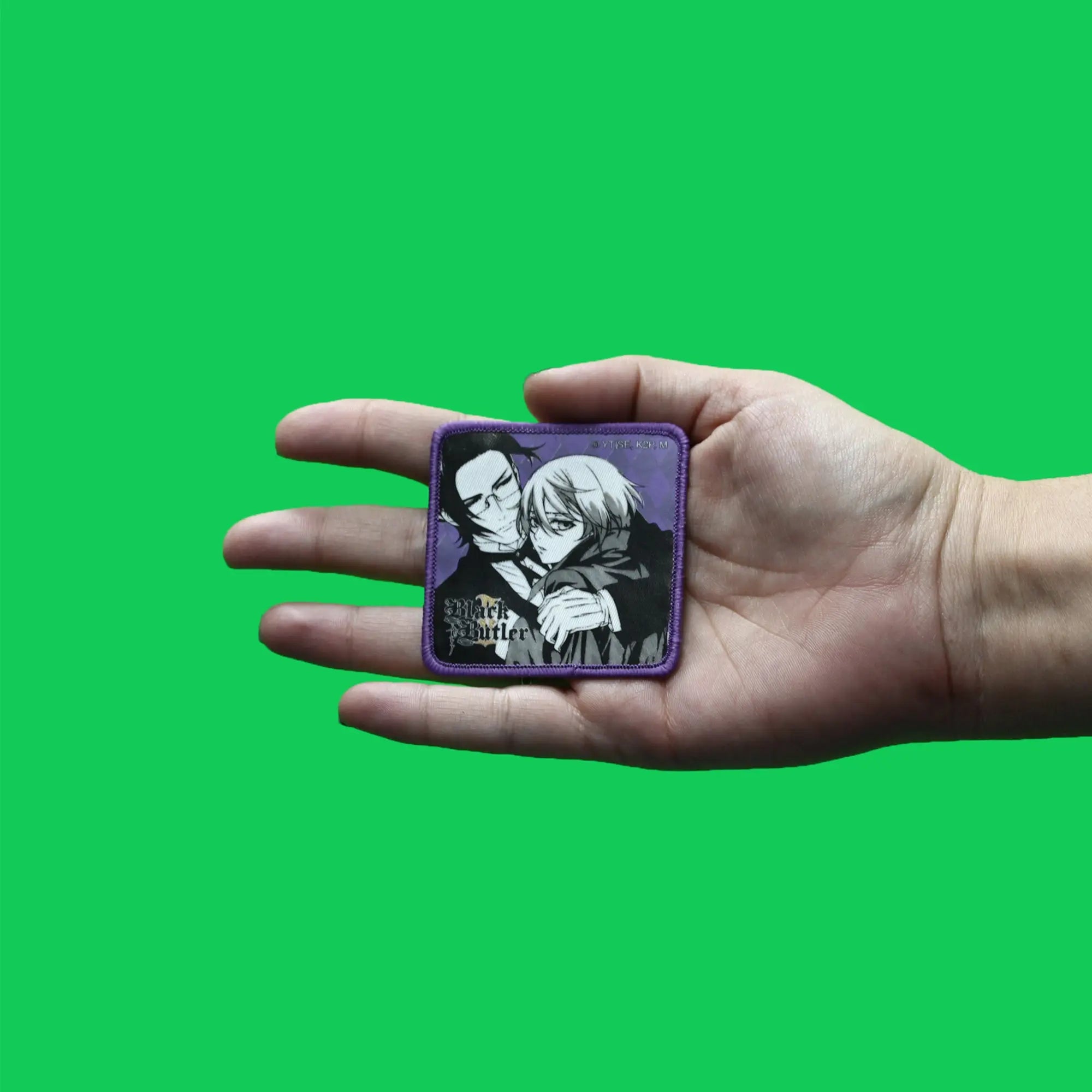 Black Butler Aloise & Claude Patch Anime Purple Embroidered Sew On