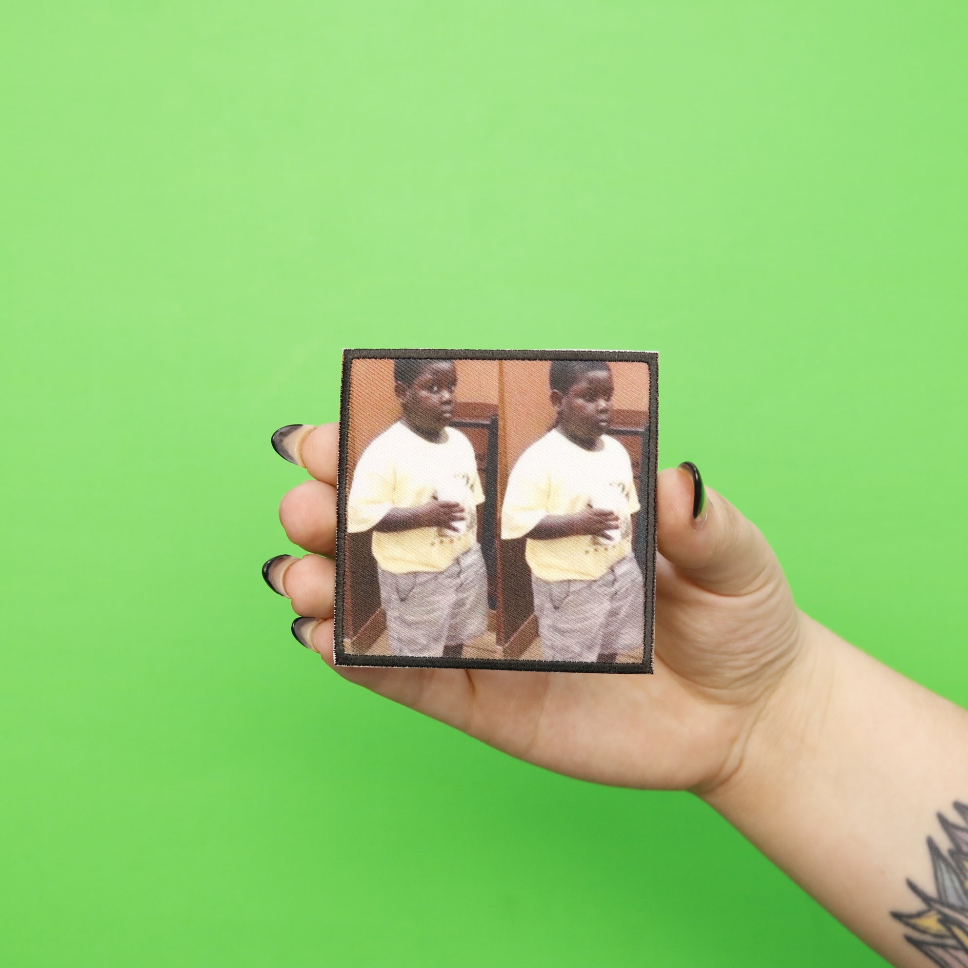 Awkward Kid Meme Iron On Patch