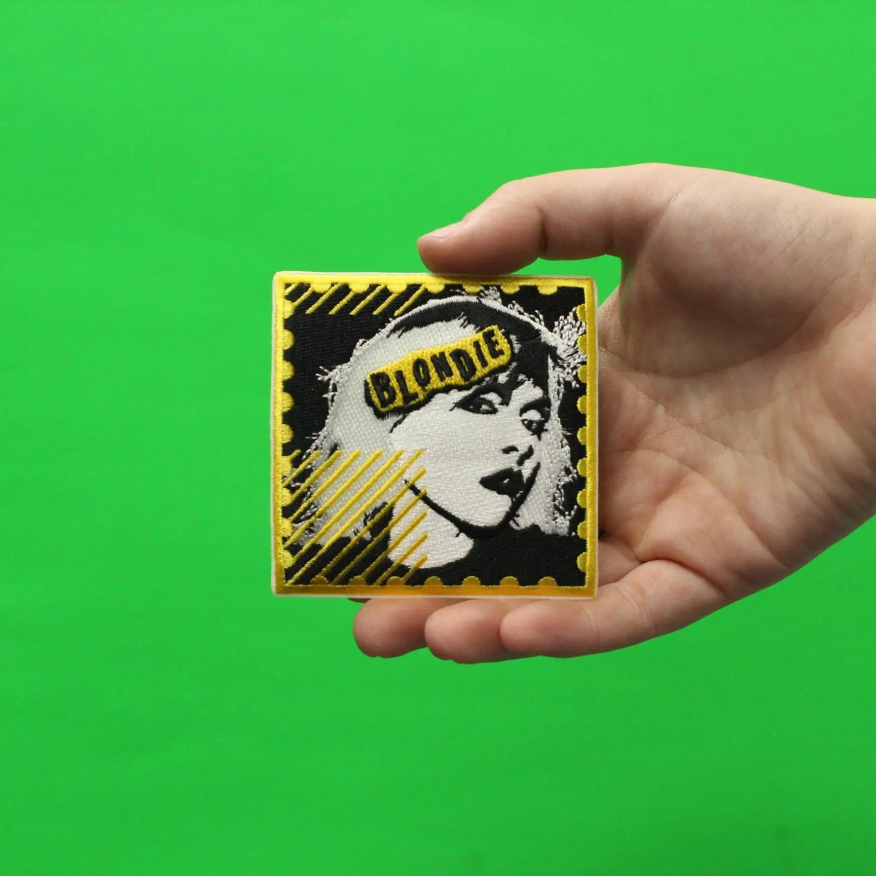 Blondie Portrait Embroidered Iron On Patch