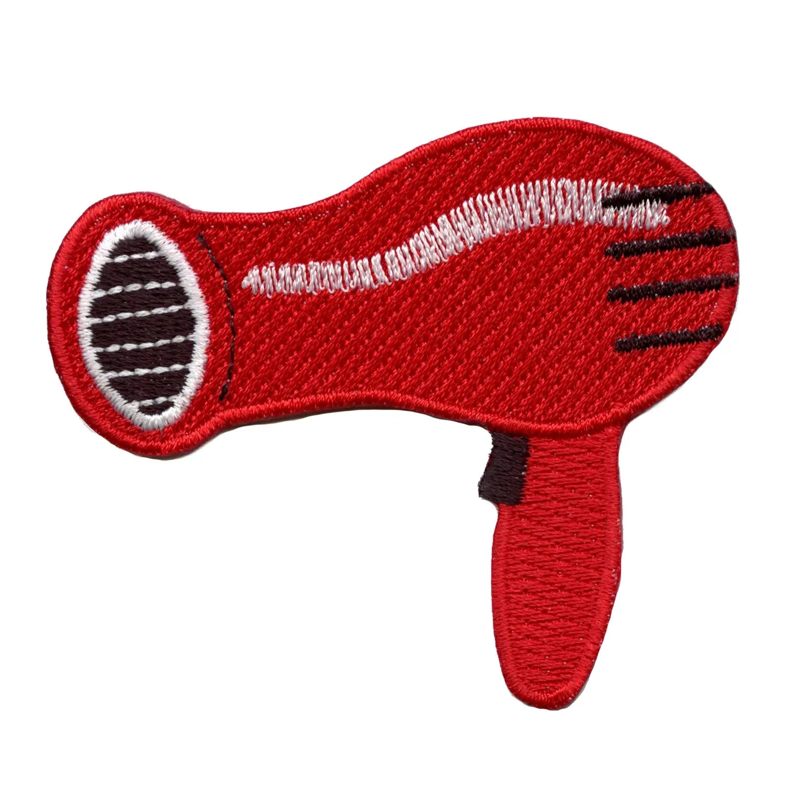 Blow Dryer Embroidered Iron On Patch