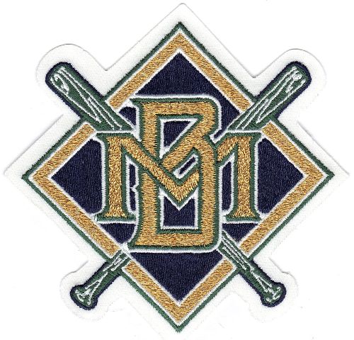 Milwaukee Brewers Throwback Primary Team Logo Jersey Patch (1994-1999)