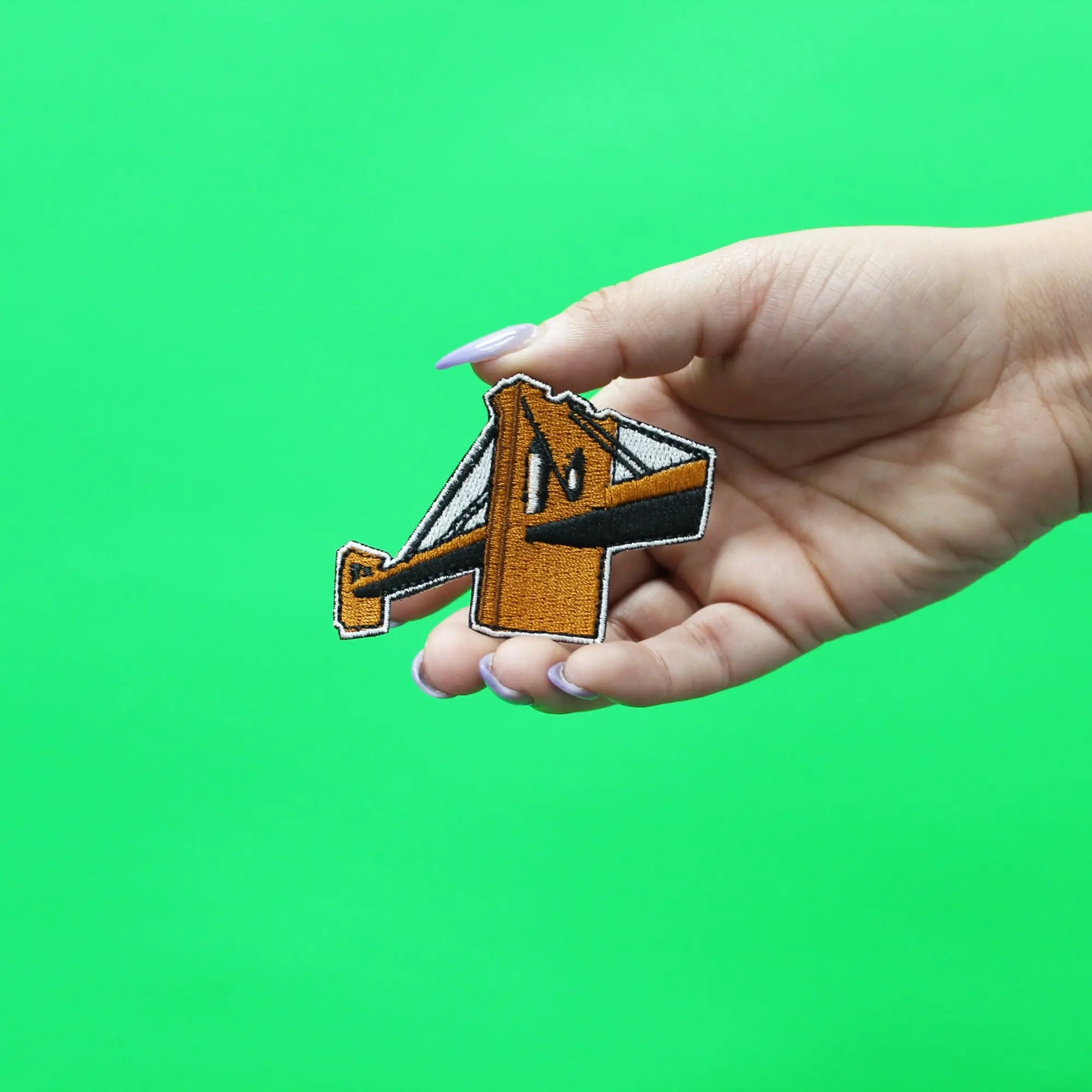 Brooklyn Bridge Hat Patch Travel Embroidered Iron On