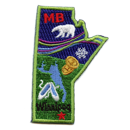 Manitoba Patch Canada Province Embroidered Iron On