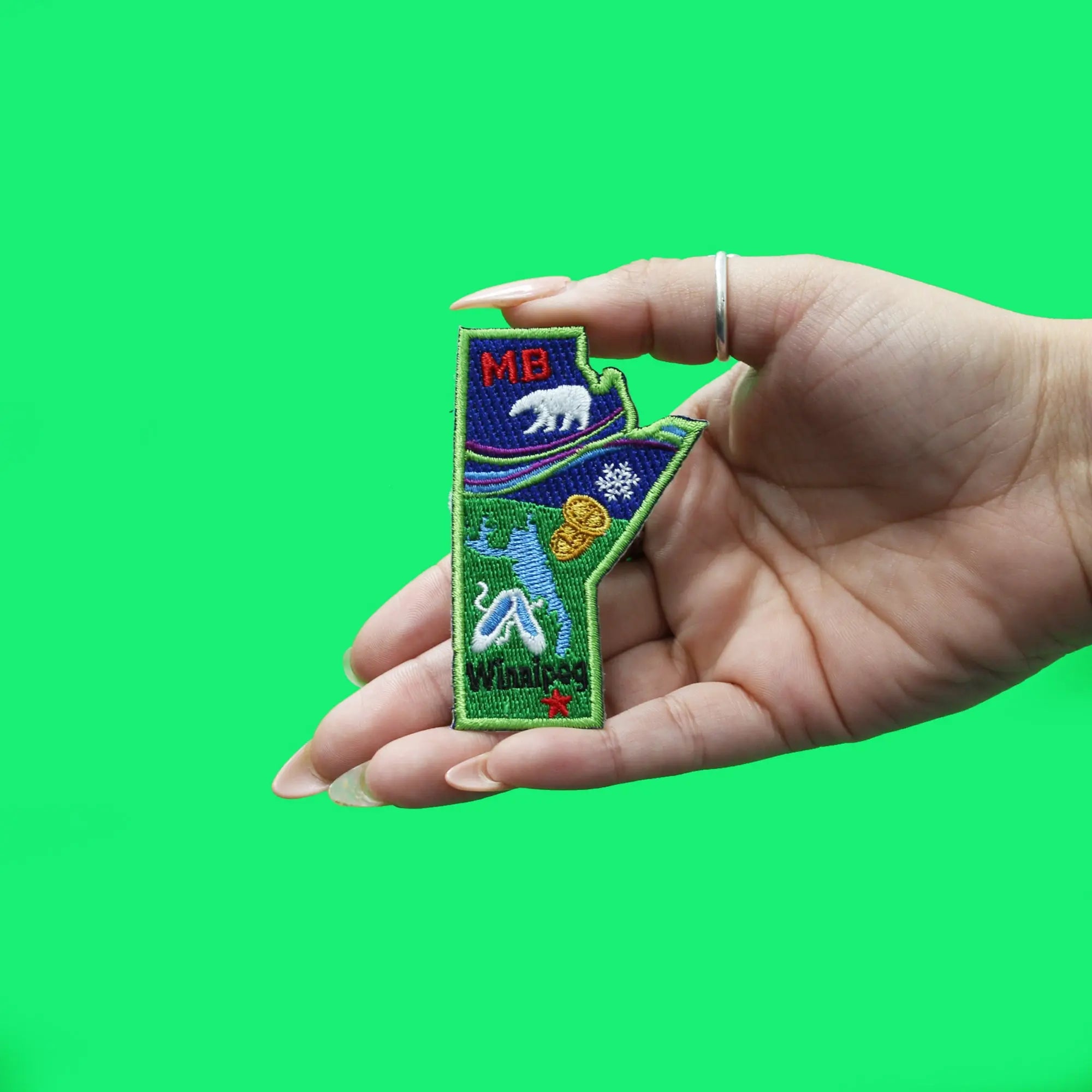 Manitoba Patch Canada Province Embroidered Iron On