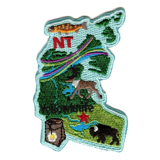 Northwest Territories Patch Canada Province Embroidered Iron On