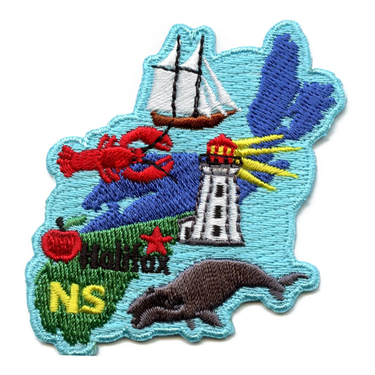 Nova Scotia Patch Canada Province Embroidered Iron On