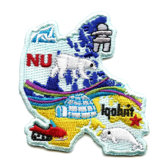 Nunavut Patch Canada Province Embroidered Iron On