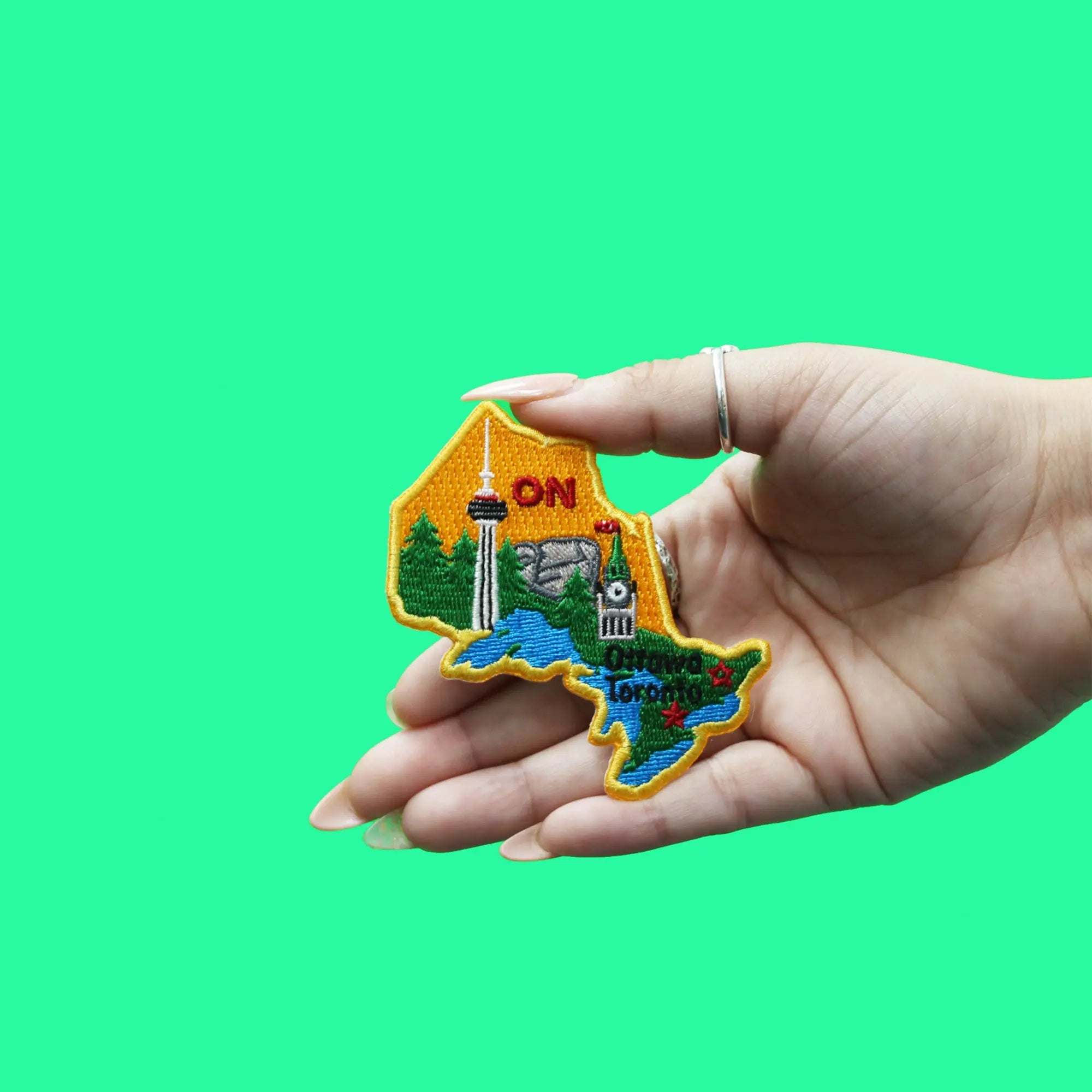 Ontario Patch Canada Province Embroidered Iron On