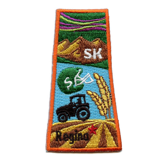 Saskatchewan Patch Canada Province Embroidered Iron On